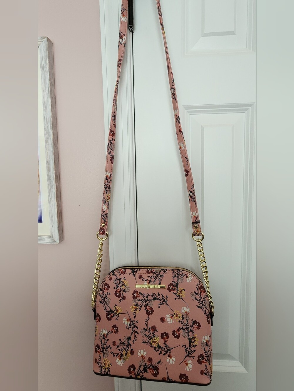 Steve Madden NWOT Floral Pink Crossbody/Shoulder Bag